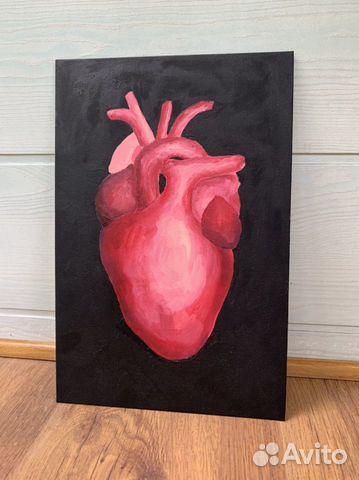 Картина маслом Сердце