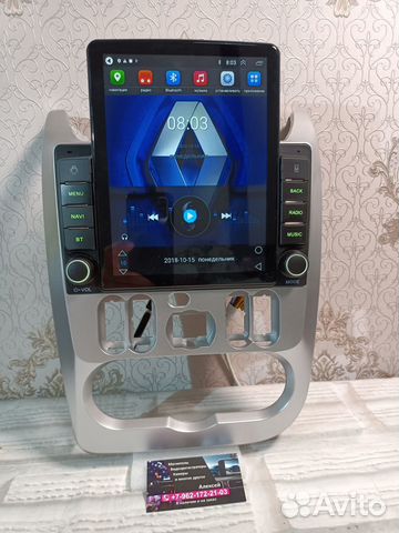 Магнитола Renault Logan Sandero android Tesla