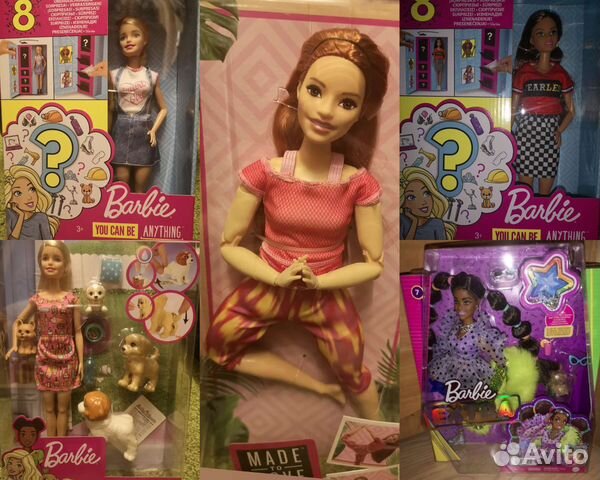 Куклы Барби безграничные движения и наборы