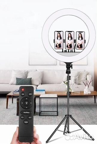 Кольцевая LED лампа 49см 600 светодиодов / Новая