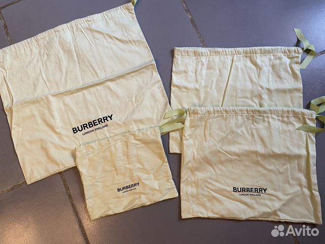 Коробки Burberry, пакеты, пыльники и др
