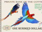 Банкнота экзотическая 100 долларов штат Котте 2018