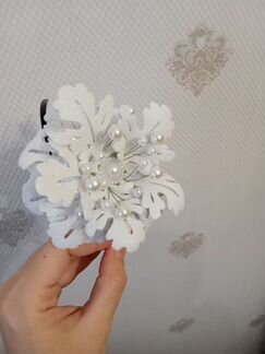 Ободок снежинка