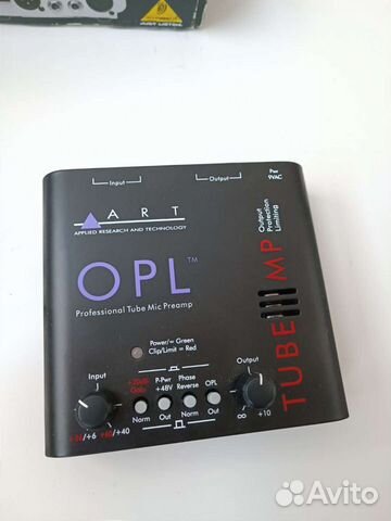 Микрофонный ламповый преамп ART Tube MP OPL