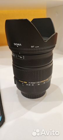 Объектив Sigma AF 17-70mm f/2.8-4 DC macro OS HSM