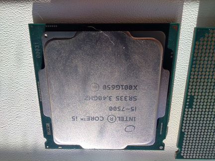 Два процессора intel core i5 7500 1151