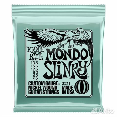 Струны 10.5-52 Ernie Ball 2211 Mondo Slinky