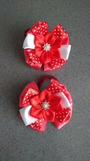 Заколка для волосы техники канзаши