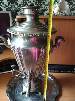 Самовар рюмкой жаровой 100лет