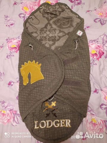 Тёплый флисовый конверт для малыша Lodger Bunker