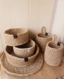 Корзины из джута