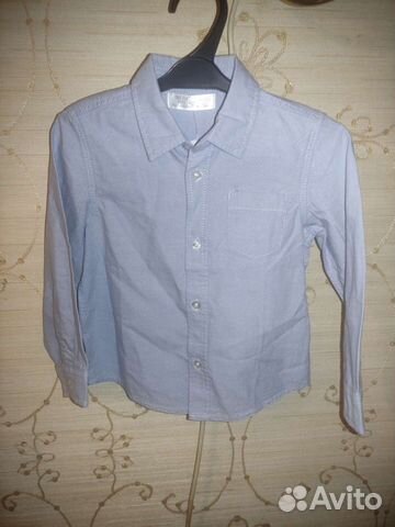 Джинсовая рубашка 92 см