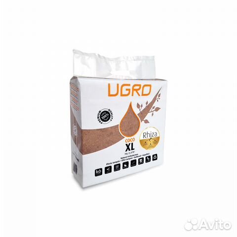 Кокосовый субстрат UGro XL Rhiza