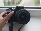 Зеркальный фотоаппарат canon 600d efs-18-55mm объявление продам