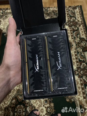 Оперативная память DDR4 16GB HyperX