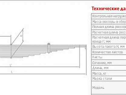 Рессора передняя камаз 6520 12 листовая с ушком схема