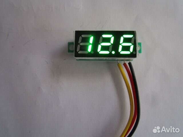Встраиваемый цифровой мини- вольтметр