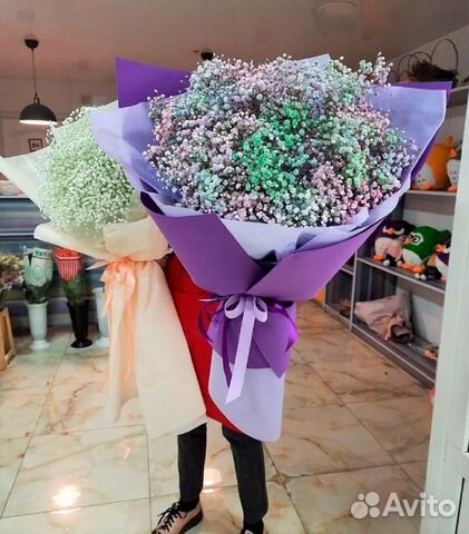 Букеты Гиганты из Гипсофилы