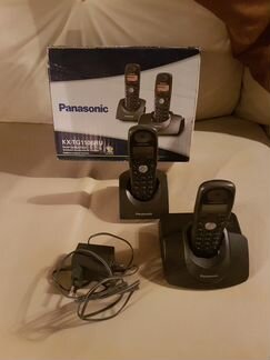 Стационарный радиотелефон 2 трубки