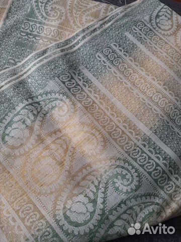 Ткань-лен, шелк- жатка