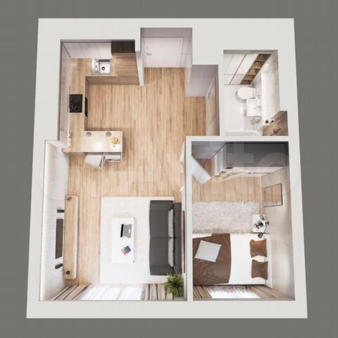 2-к. квартира, 73,4 м², 6/13 эт.