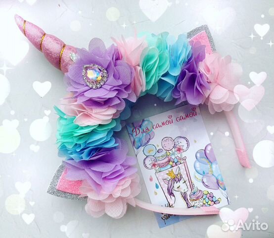 Ободок-единорожка