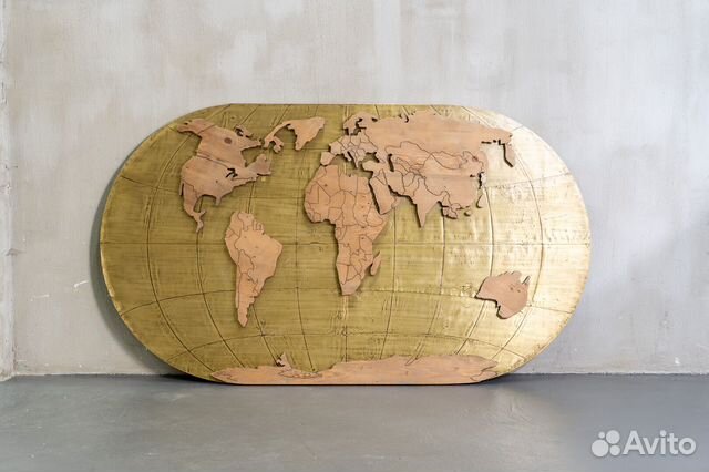 Декоративная карта мира