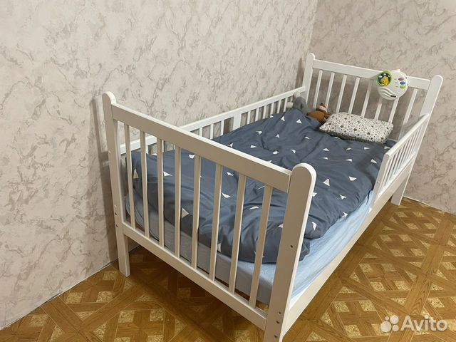 Детская кровать от 3 лет с бортиками от производителя
