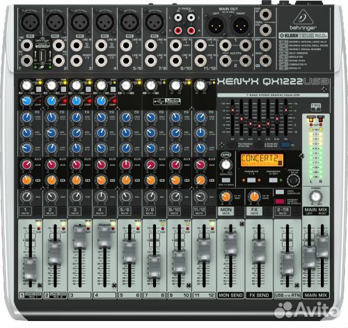 Микшерный пульт Behringer QX1222USB