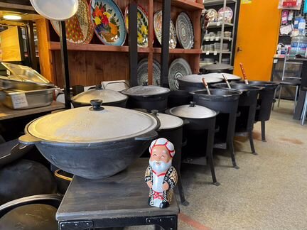 Казан чугунный 12 л Узбекский Наманган