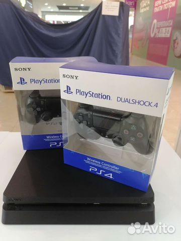 PlayStation 4 slim 1tb+2 джоя+400 игр