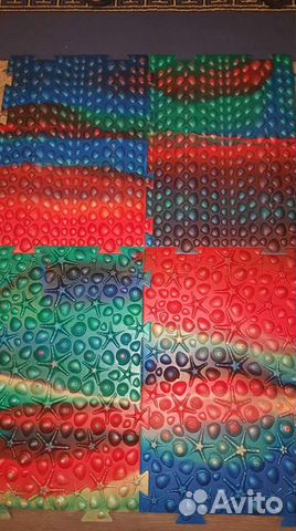 Развивающий коврик ортопедический 4шт