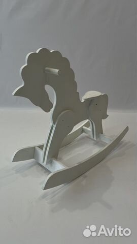 Лошадка качалка деревянная