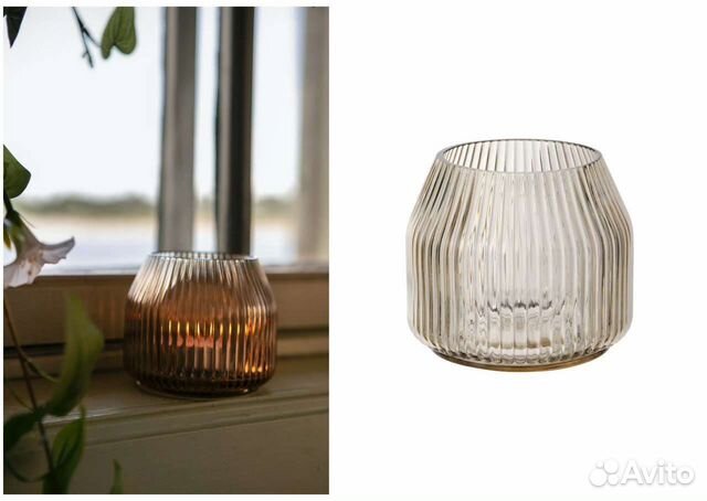 Подсвечники Анледнинг Гласиг новые IKEA