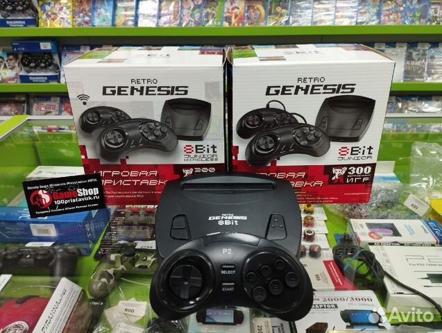 Retro Genesis 8 Bit Junior & Wireless