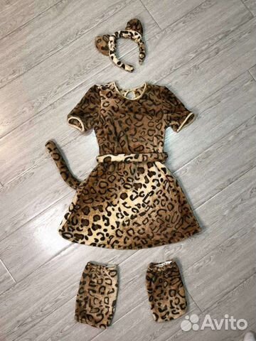 Костюм леопарда девочки