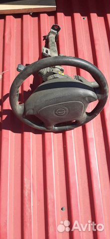 Продам руль с поворотниками опель омега б