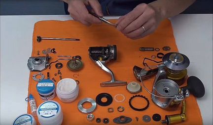 Ремонт и обслуживание рыболовных катушек