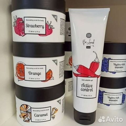 Антицеллюлитный набор, гель и скраб для тела, NL