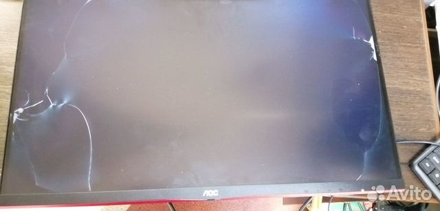 Монитор AOC C27G2AE/BK разбита матрица