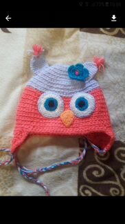 Шапка для девочки 3 года