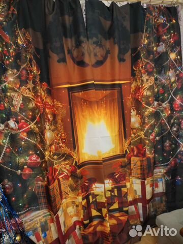 Шторы новогодние