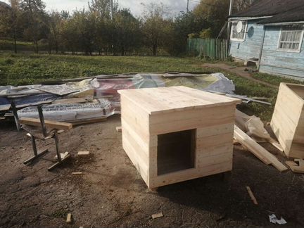 Будка для собаки утеплённая, новая
