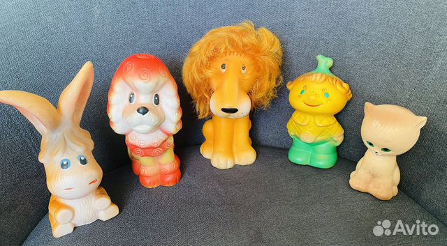 Резиновые игрушки СССР