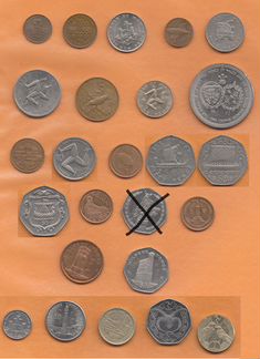 Монеты острова Мэн 1971 2007 гг
