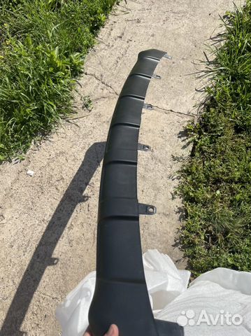 Юбка переднего бампера kia sportage 4