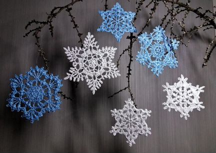 Подарок Снежинки ручной работы