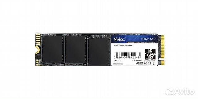 SSD диск Netac NV2000 1000 Gb PCIe NVMe (Новый)