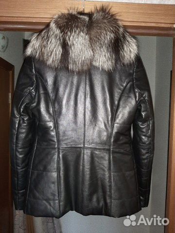 Куртка зимняя кожаная
