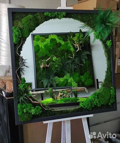 Картины и Панно из стабилизированного мха